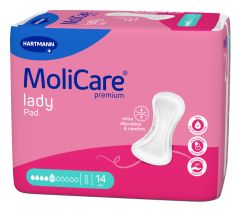 MoliCare Premium lady pad Γυναικείες σερβιέτες ελαφράς ακράτειας, 4.5 σταγόνες συσκευασία 14 τεμαχίων