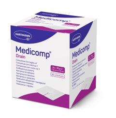 Medicomp Drain - αποστειρωμένη γάζα τραχειοτομίας - 6πλή